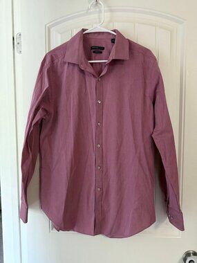 Men’s van heusen “slim fit” button down shirt - 16 - 16 1/2